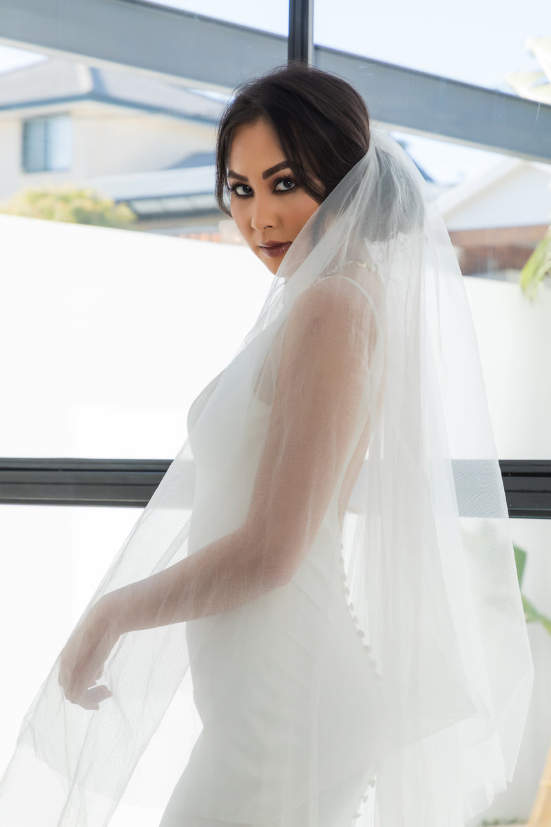 Fine Edge Tulle Veil